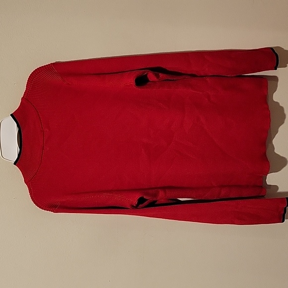 ❤️ CALVIN KLEIN MOCK NECK RIBBED SWEATER TOP, MEDIUM - Picture 5 of 6